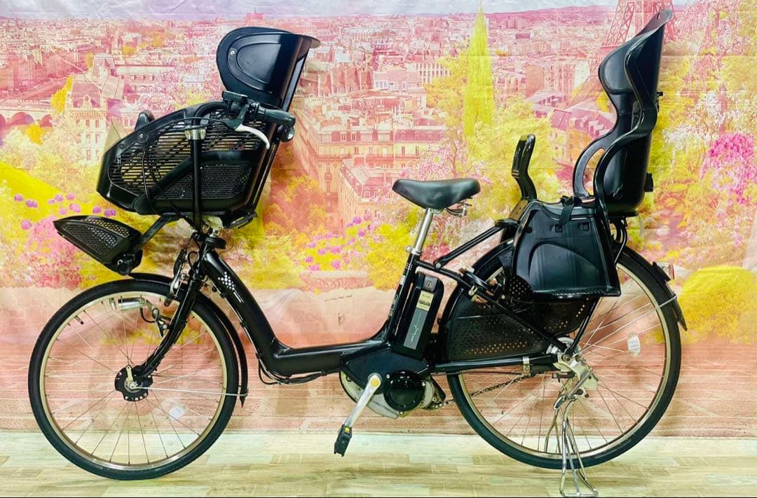 K2449 電動自転車 ブリヂストン アンジェリーノ子供乗せ 26インチ送料無料