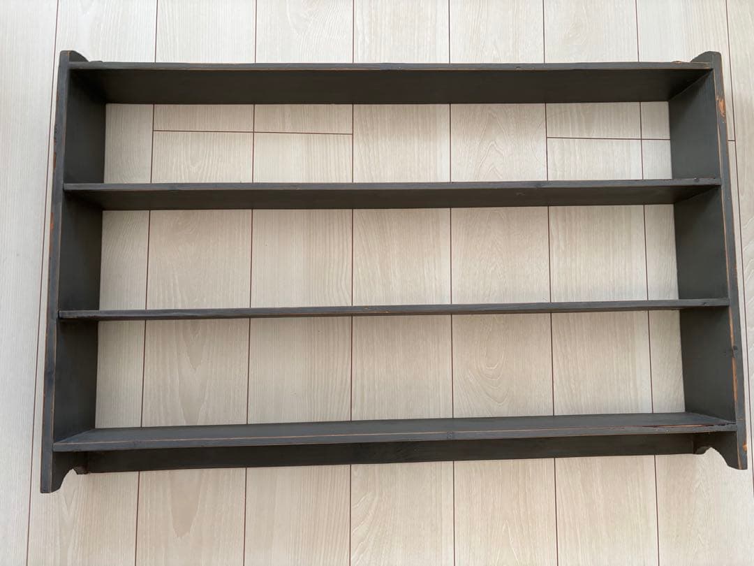 週末お値下げ！イギリスアンティークシェルフウォールシェルフ壁掛けラック