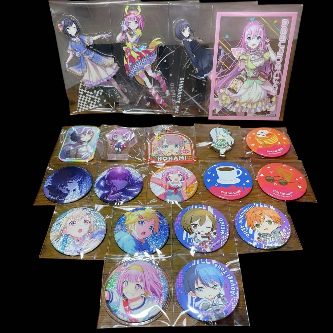 初音ミク プロジェクトセカイ ピンズ・缶バッジ •アクリルスタンド まとめ売り