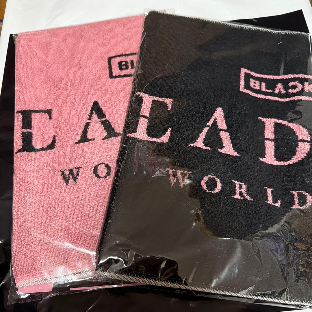 BLACKPINK フェイスタオル DEADLINE LOGOポップアップ 新品