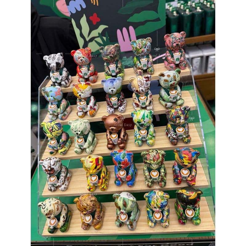 【日本未発売品】 スタバマレーシア25周年 ベアリスタ限定品25個《フルセット》