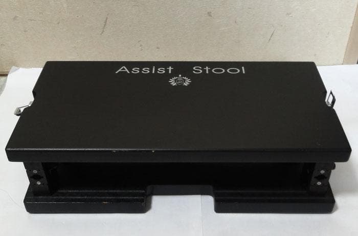 吉澤　アシストスツールASS-V ブラック　ピアノ足台