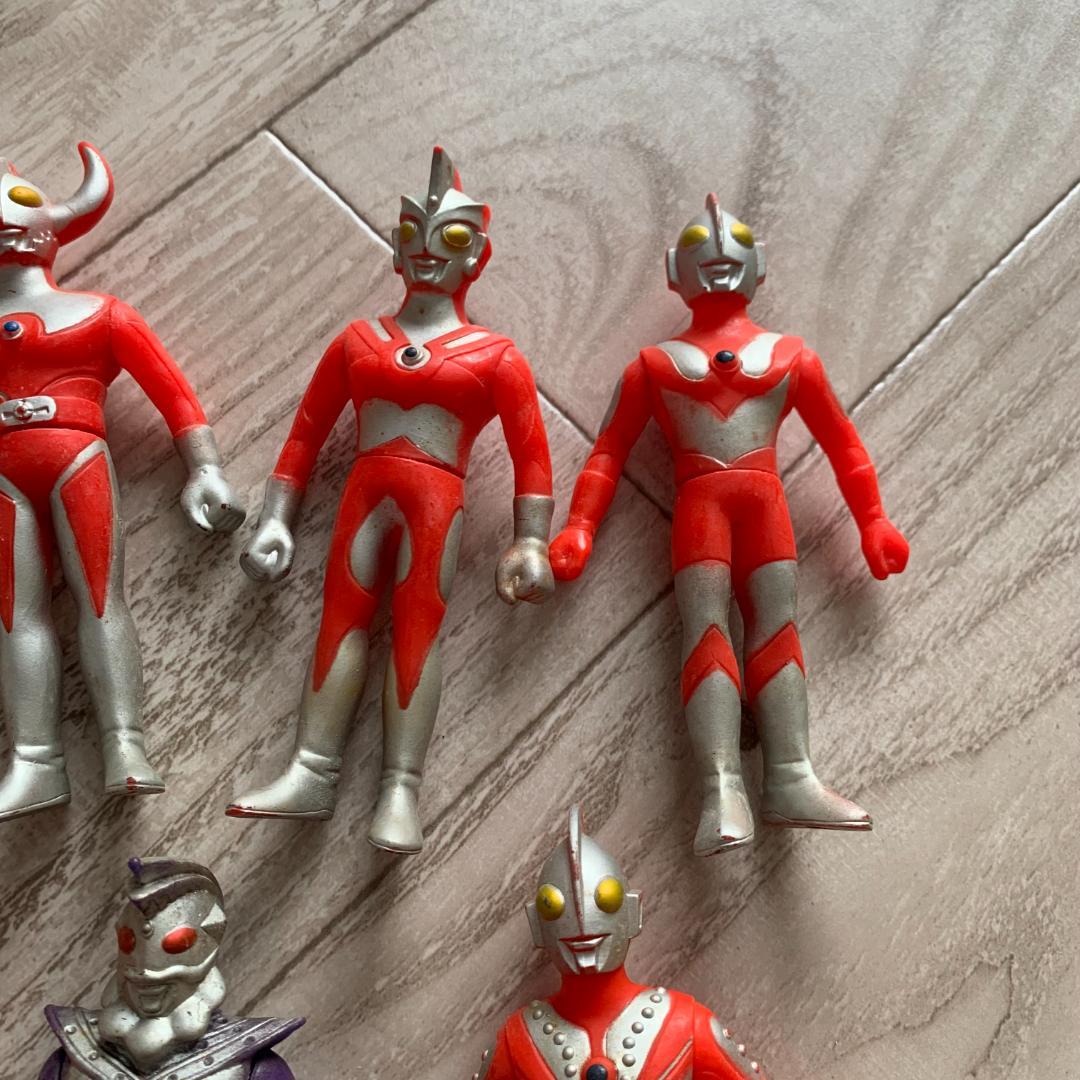当時物 ソフビ人形 ウルトラ戦士11体セット ウルトラマン 円谷プロ 昭和