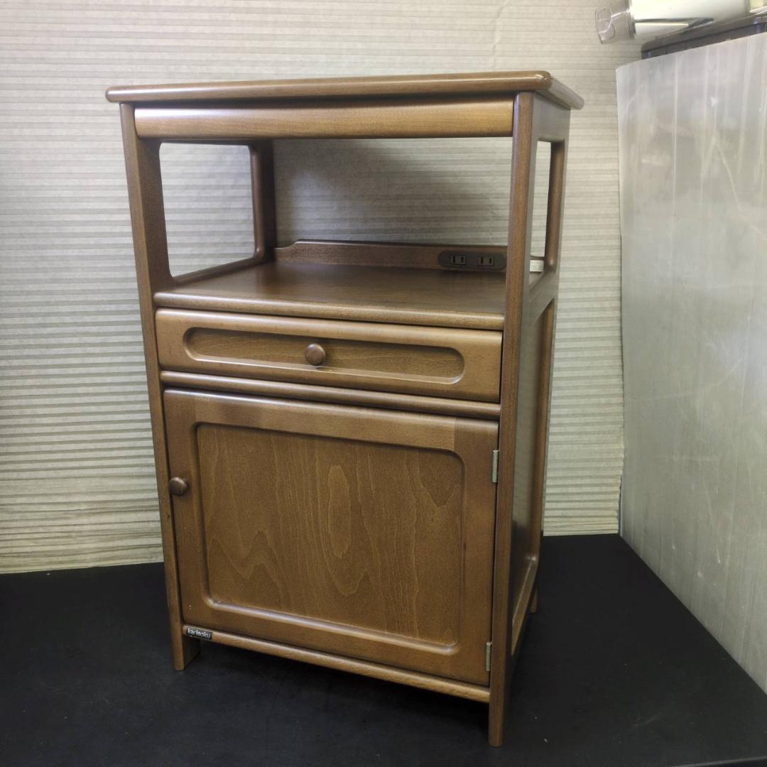 ☆☆カリモク家具　電話台　FAX台　エントランスラック　日本製