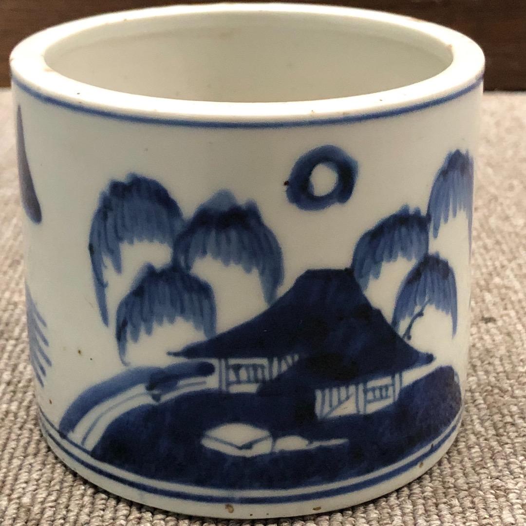 骨董　筆入れ　ペン立て