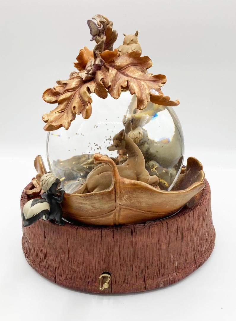 オルゴール付スノードーム バンビ Bambi Disney ディズニー　50周年