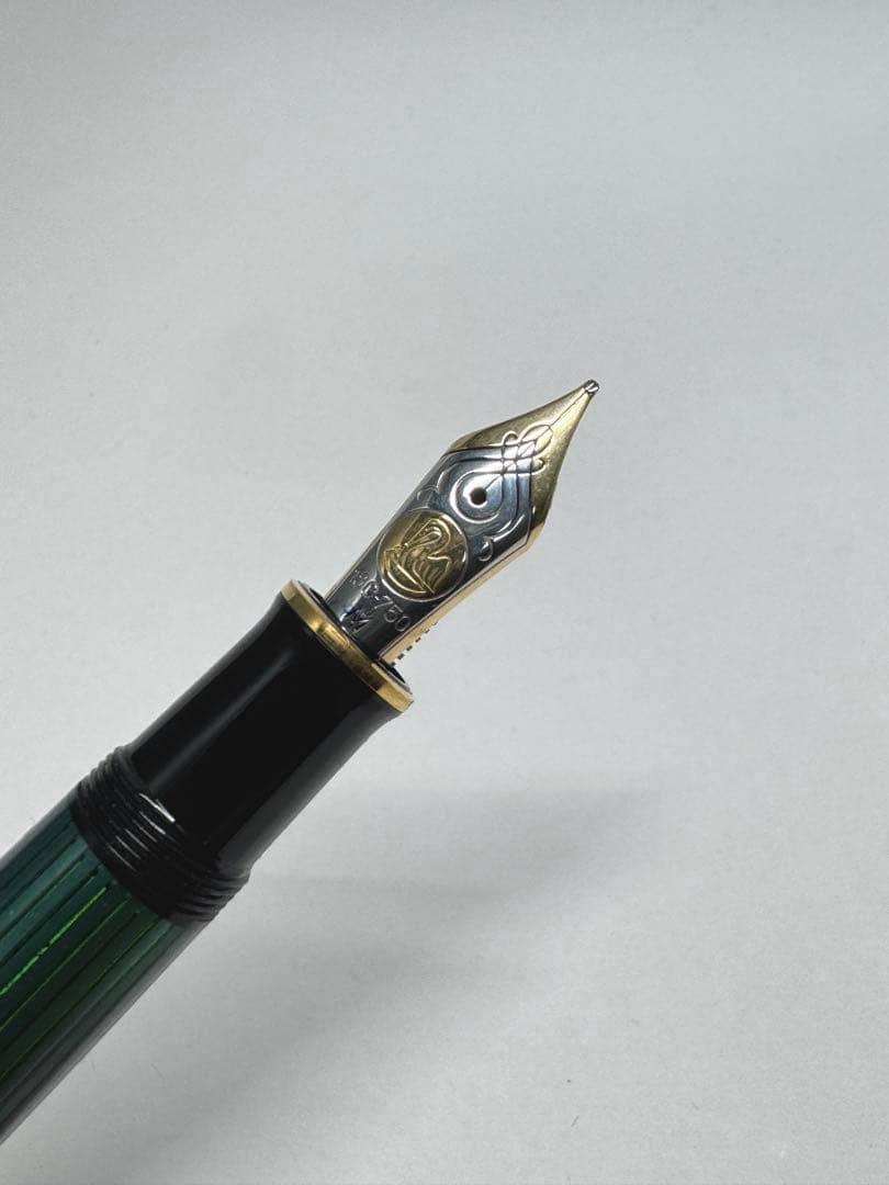 ペリカン　スーべレーン　18C-750 M M800 グリーンストライプ