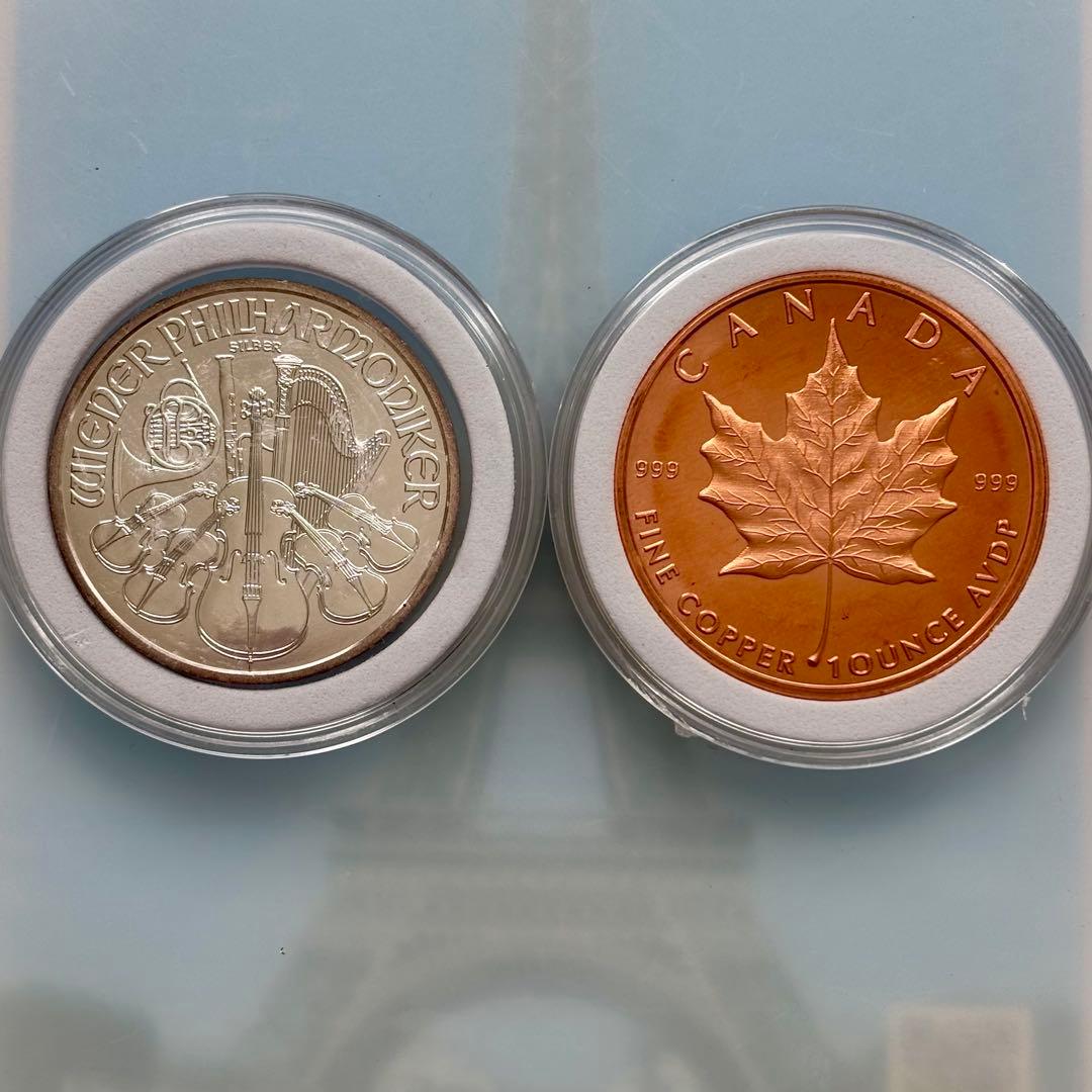 （新品）オーストリア ウィーン・フィル・メイプルメイプルリーフ ブロンズ