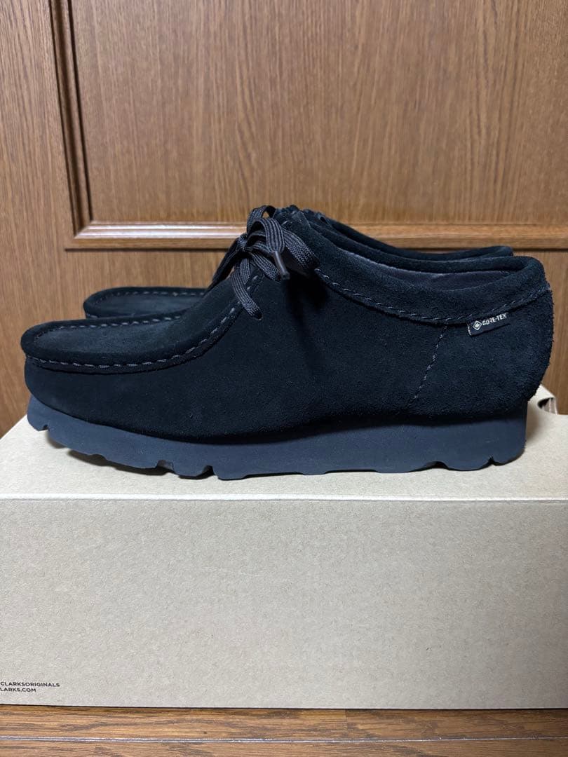 Clarks ワラビー　GORE-TEX 黒