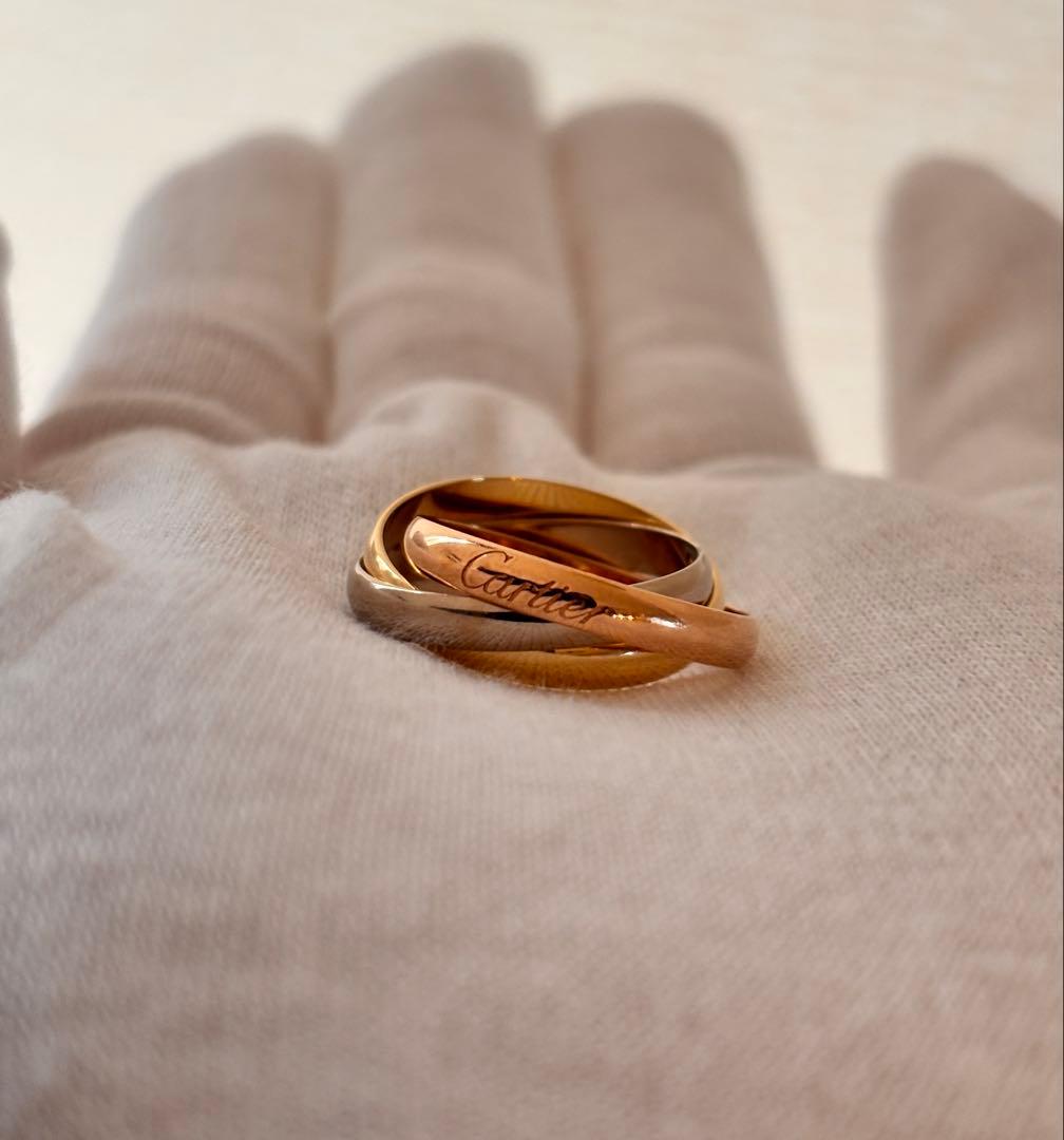 【1/12までお値下げ中】Cartierカルティエ トリニティリング SM 50