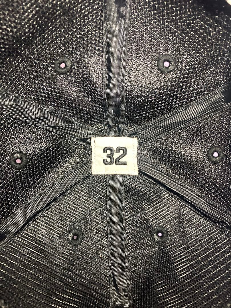 【実使用】ミズノプロ 阪神タイガース キャップ 帽子 新井選手 サイン入 32