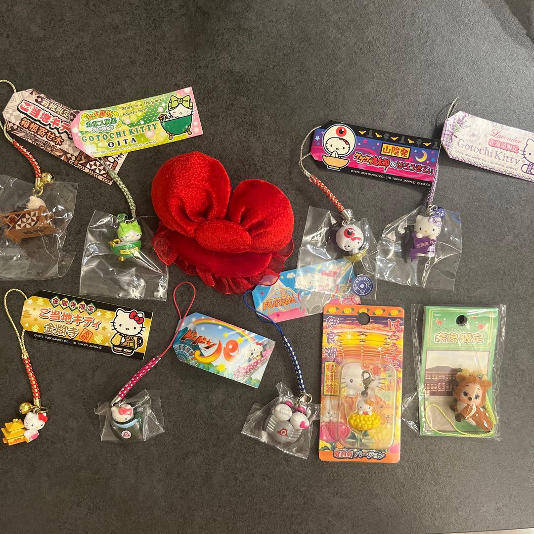 新品未使用未開封含む　90点以上　レア非売品ご当地ノベルティコラボ根付け