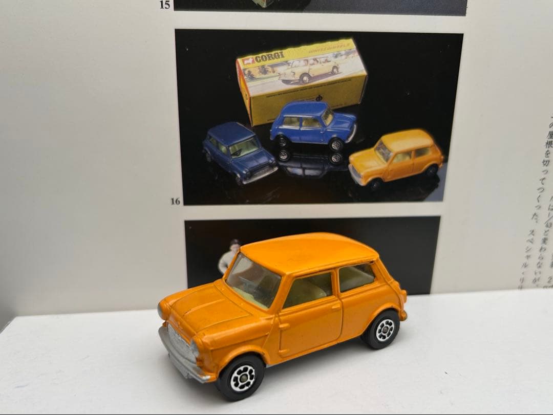レア！　CORGI コーギ　ミニクーパー　No.204 ミニカー　オレンジ