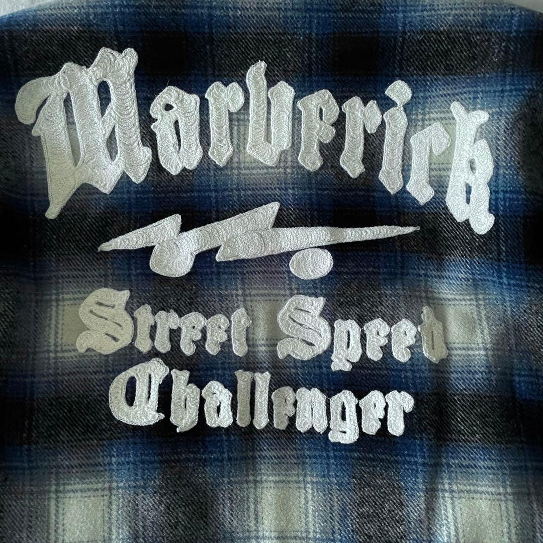 CHALLENGER × FIVE BROTHER　JACKET BLUE L