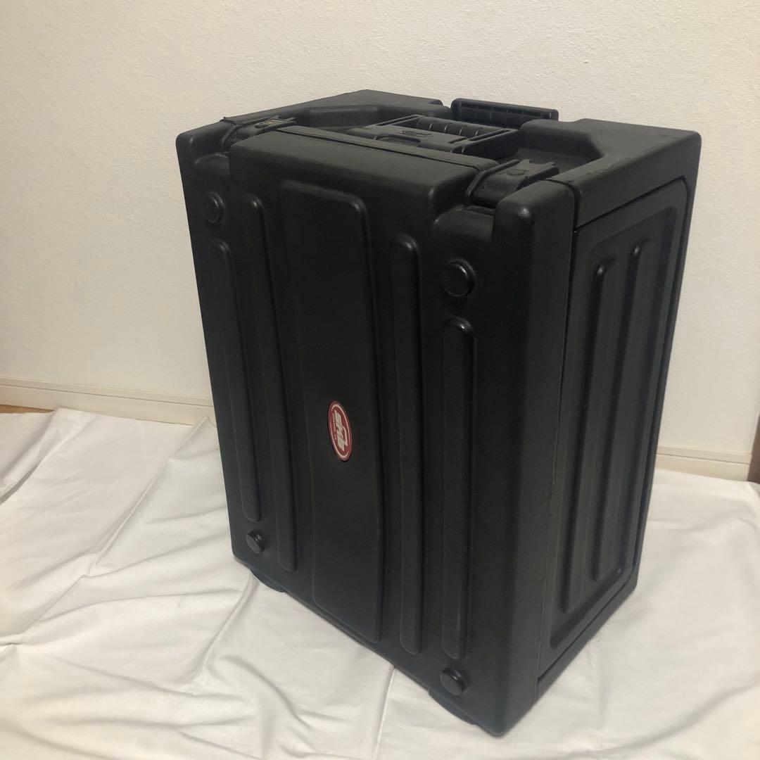 送料込★良品★SKB 4Uコンボラックケース キャスター キャリー 鍵付