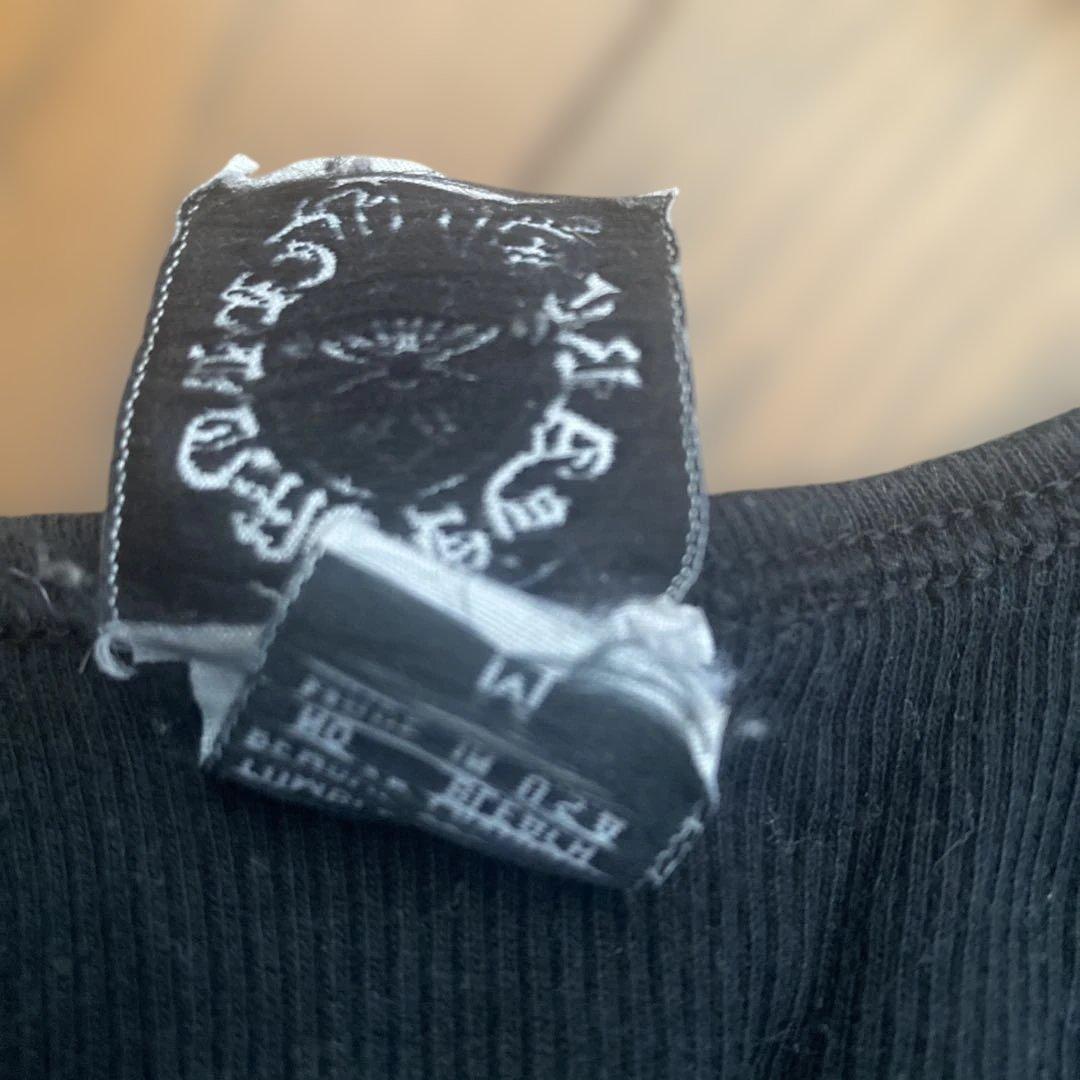 正規 クロムハーツ ビンテージ　正規品　ブラック 黒 タンクトップ