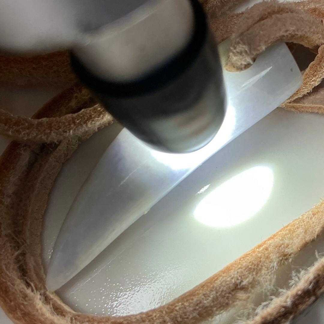 糸魚川翡翠　ラベンダー　ネックレストップ