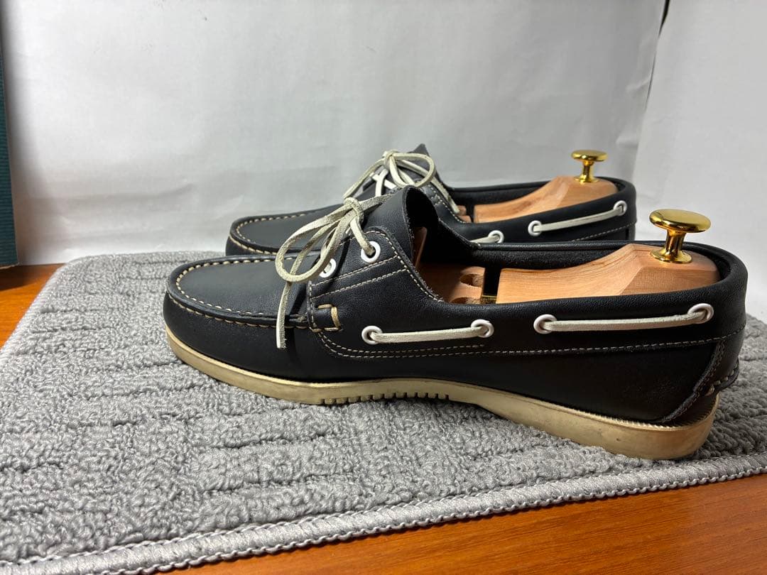 Paraboot バース ネイビー 6 1/2 6.5デッキシューズ