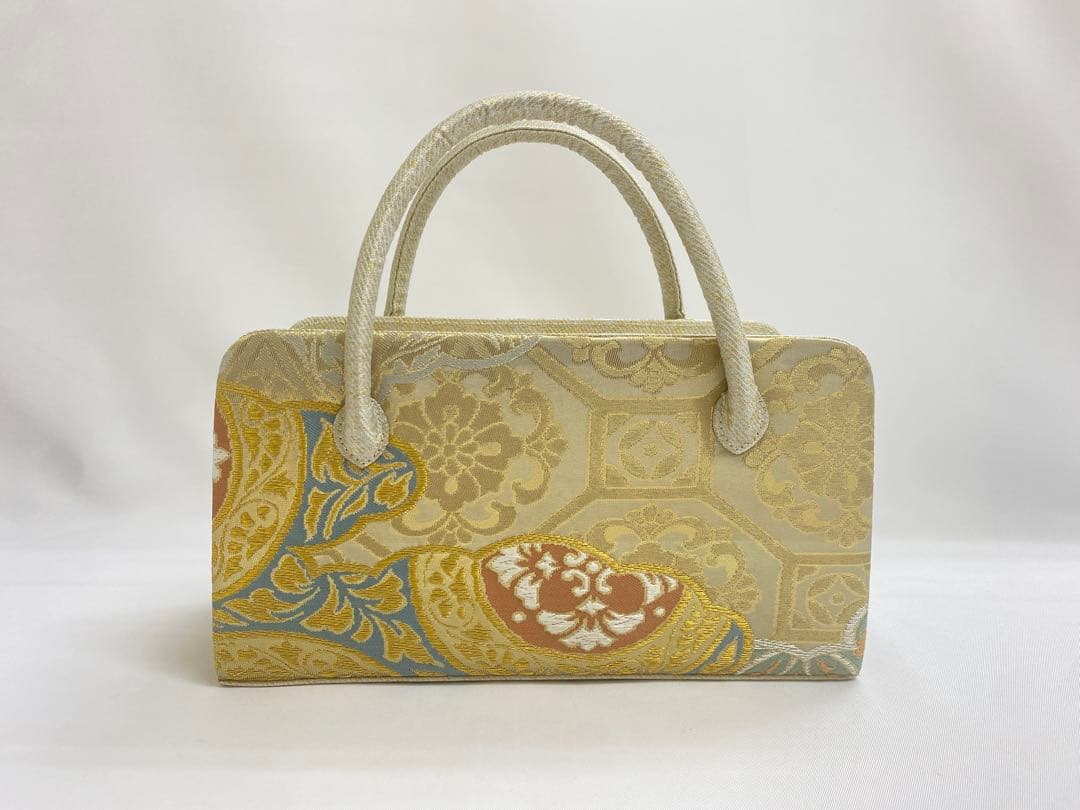 川島織物帯地　利休バッグ