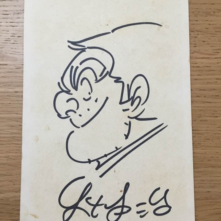 こち亀 秋本治 サイン 両津勘吉