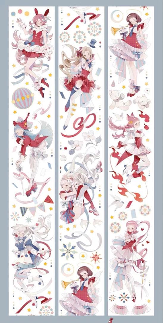 海外　shine wines 野葵　女の子　男の子　人物　マスキングテープ　6巻