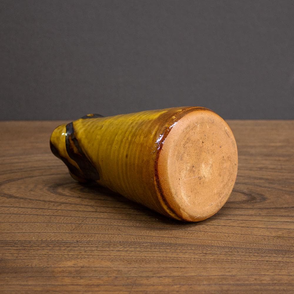 布志名焼 ピッチャー 高さ15cm 民芸 昭和レトロ （マーブル柄2）