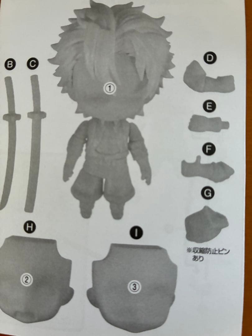 ねんどろいど 鬼滅の刃 不死川実弥 フィギュア 2506