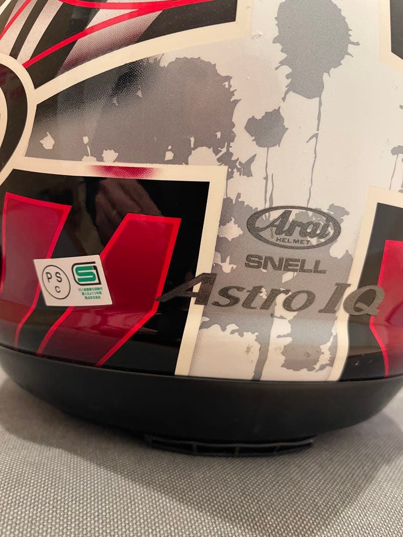 Arai Astro-IQ FLASH レッド Mフルフェイスヘルメット2016