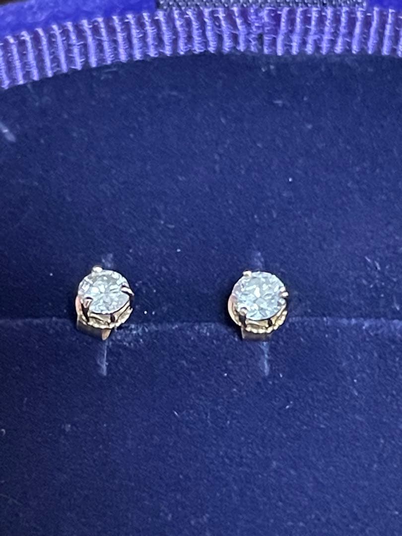 agete⭐︎アガット⭐︎一粒ダイヤピアス（0.1ct） ⭐︎18金