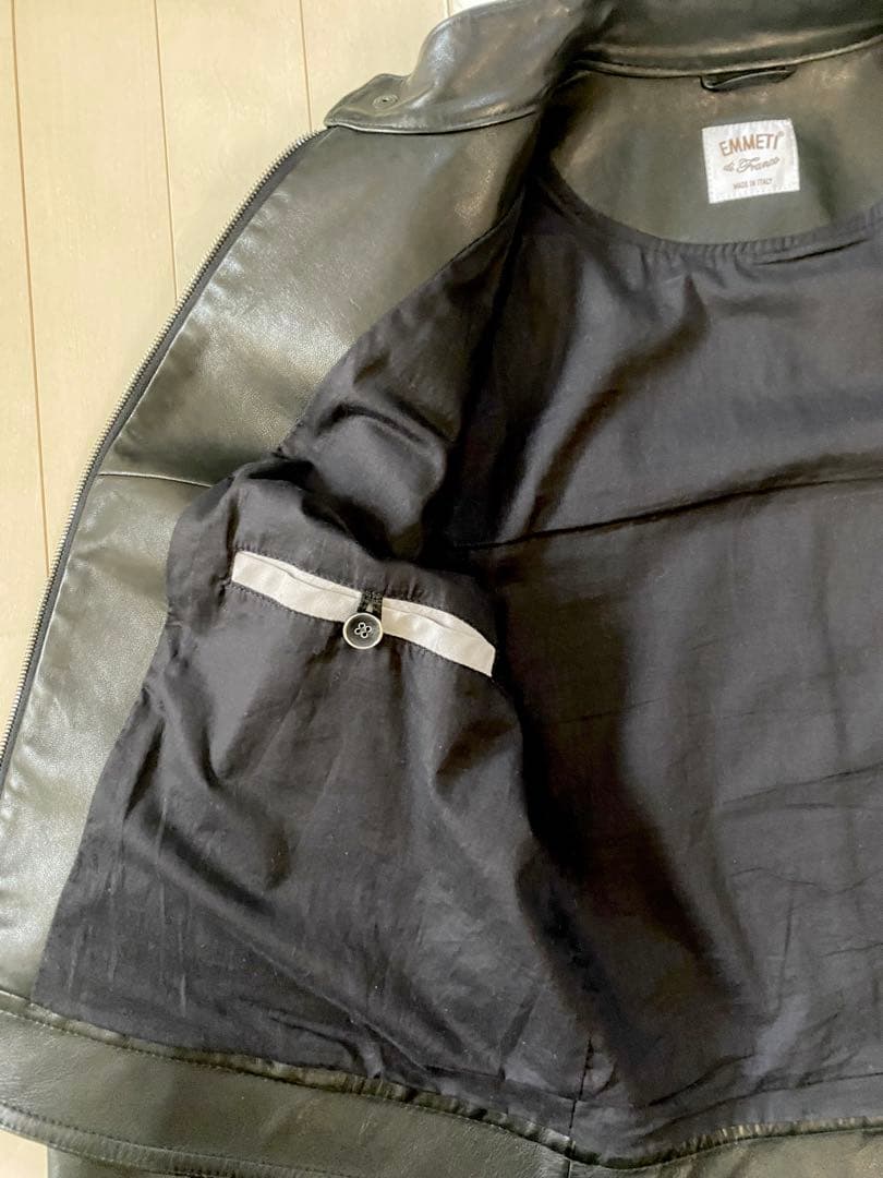 ゆう　美品 EMMETI JURI エンメティ ユリ46 ライダース