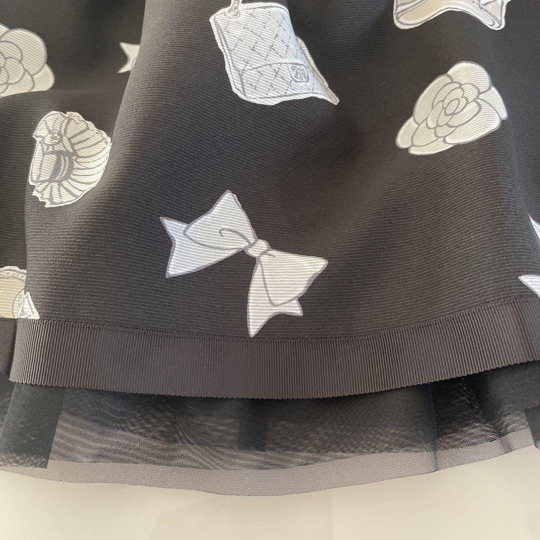 総柄、美品、フレアスカート