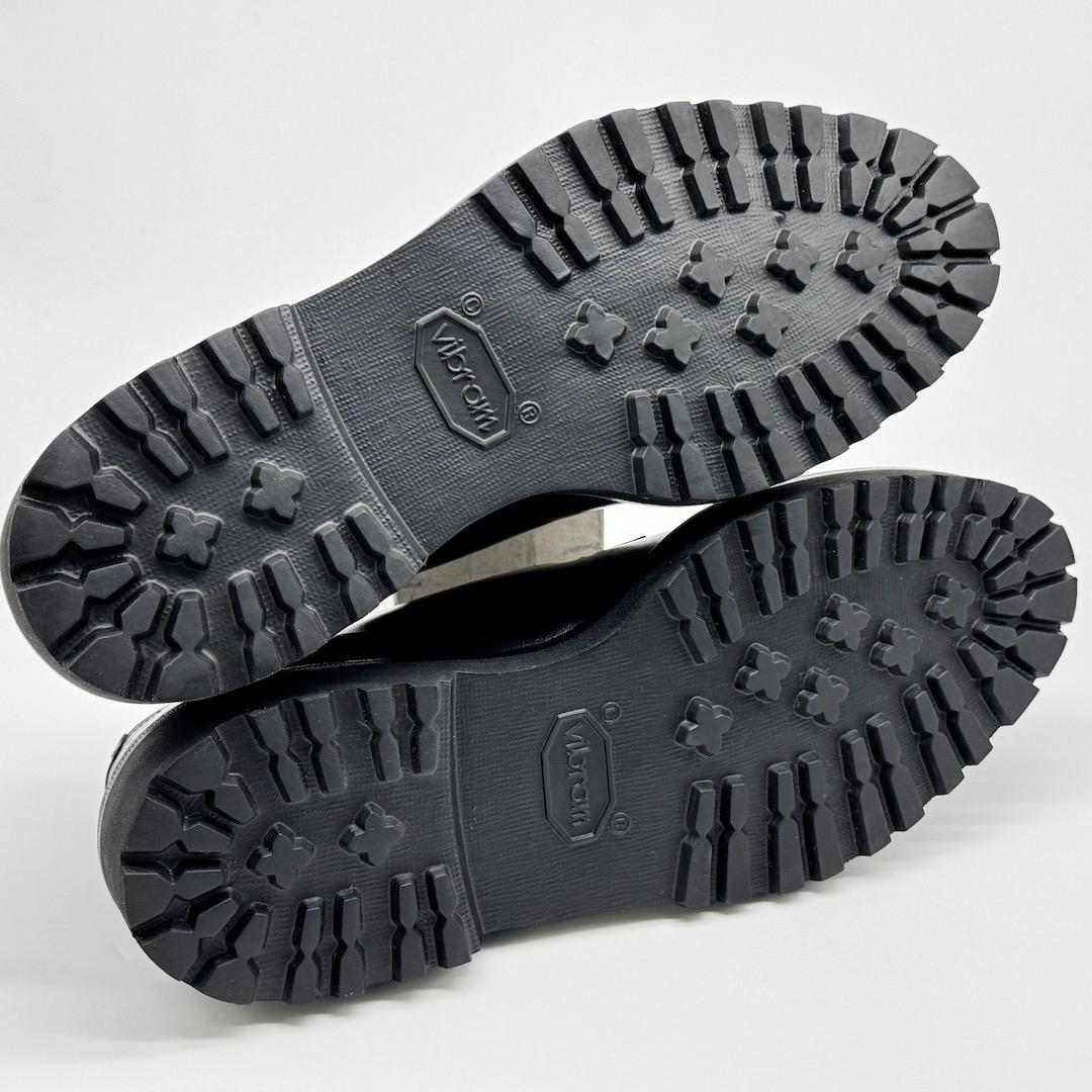 美品 WH ダブルエイチ WHS0010 ドレスシューズ 6 ブラック 革靴