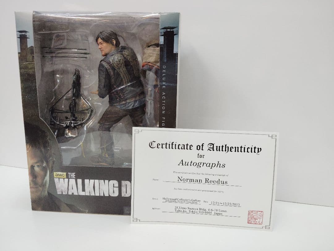 直筆サイン入りフィギュア ウォーキングデッド ダリル