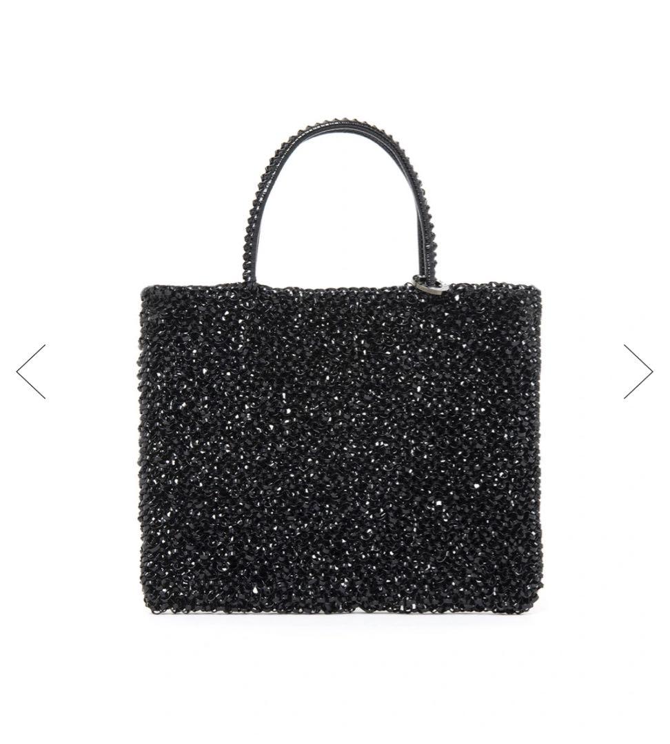 アンテプリマ ワイヤーバッグ スタンダードスクエアミディアム　ブラック新品