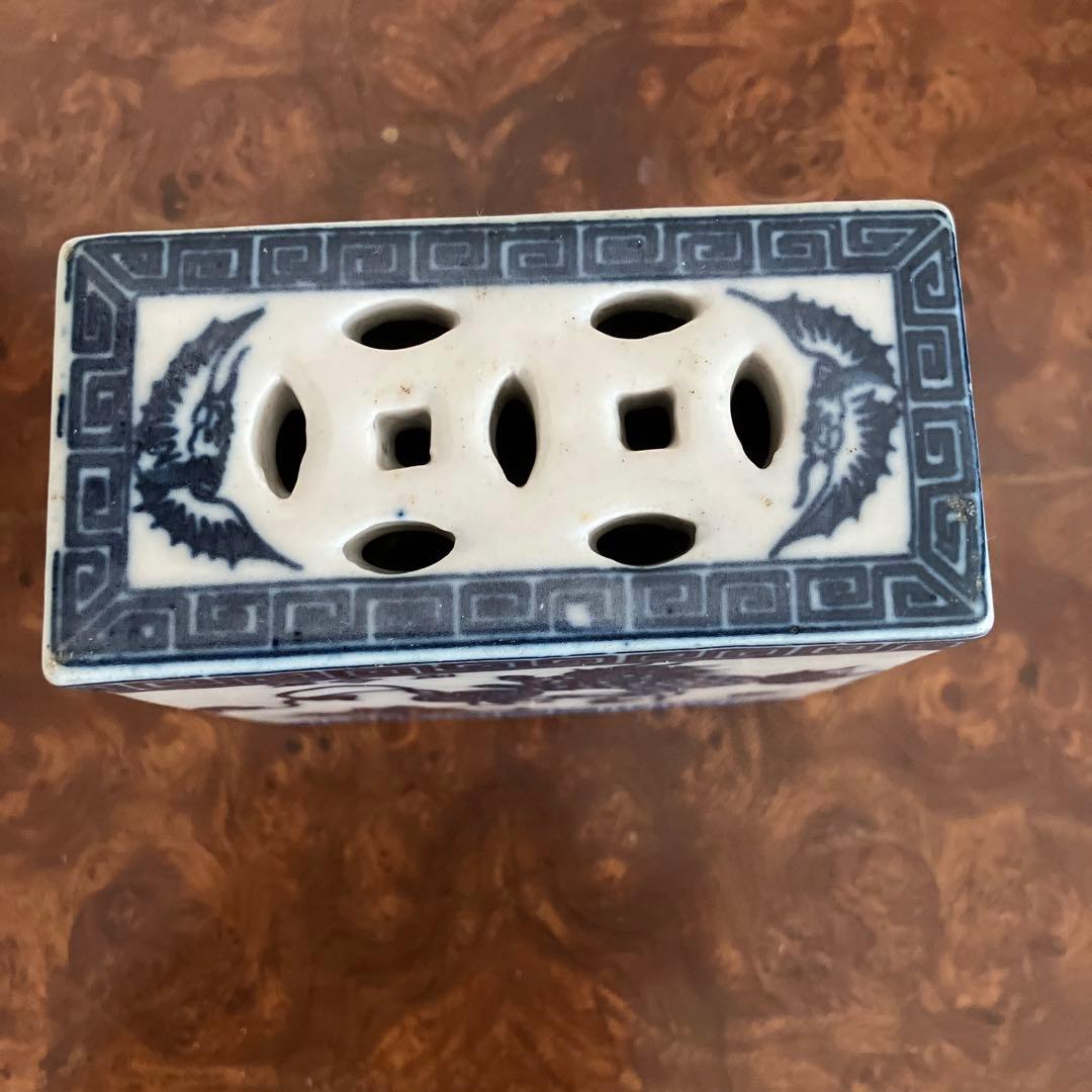 陶枕（トウチン）アンティーク　置物　中国古陶磁器