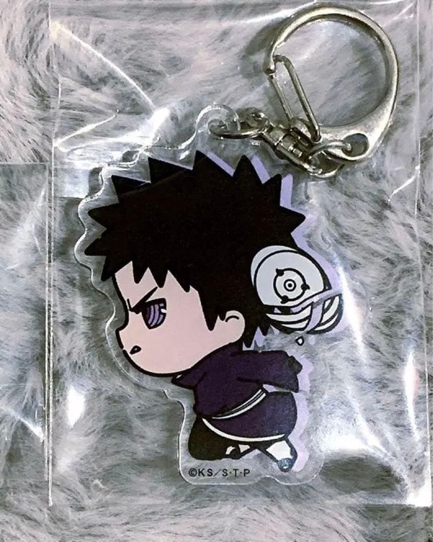 NARUTO うちはオビト アクリルキーホルダー じゃじゃうまコレクション