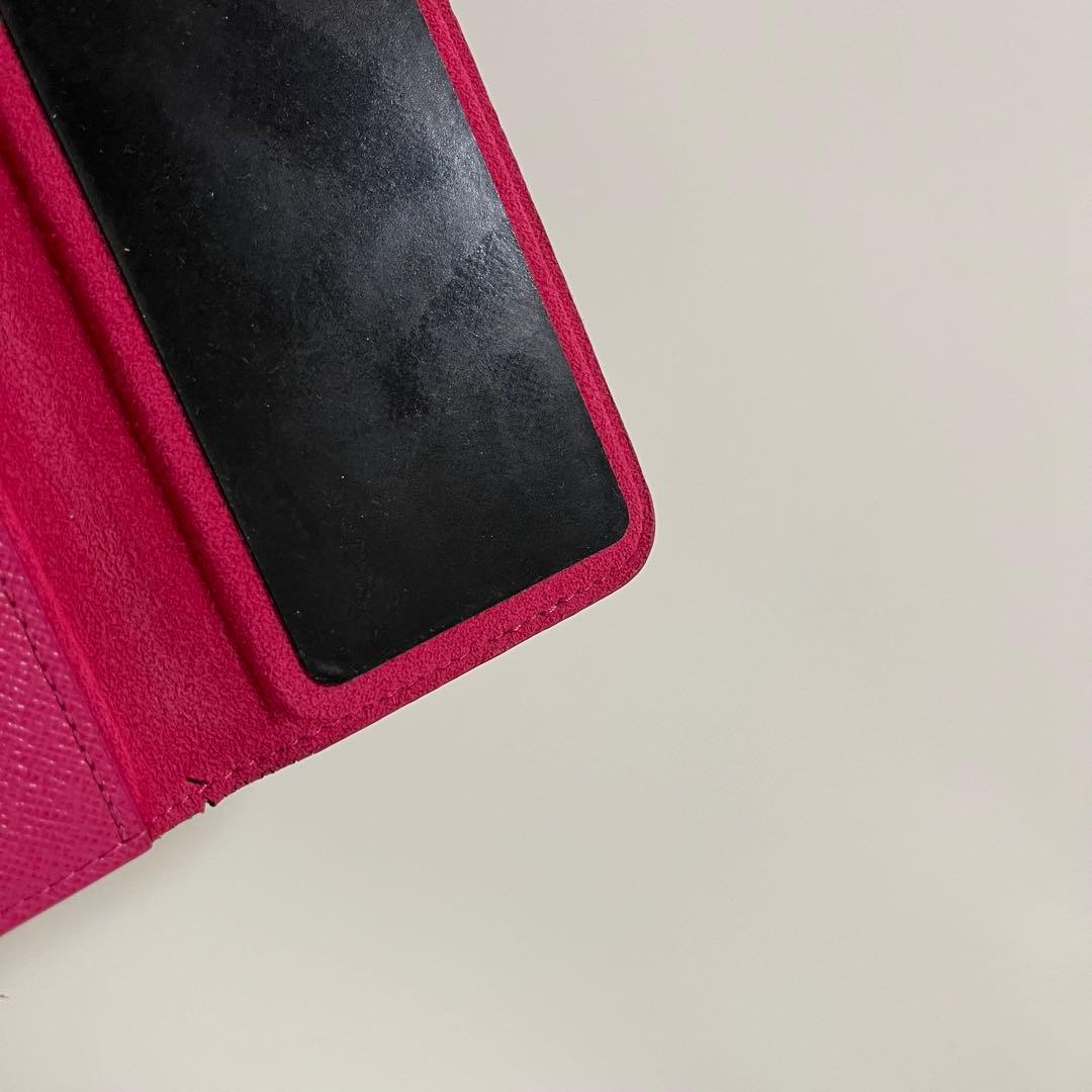 美品ルイヴィトン　手帳型 iPhoneケース ブラウン/ピンク