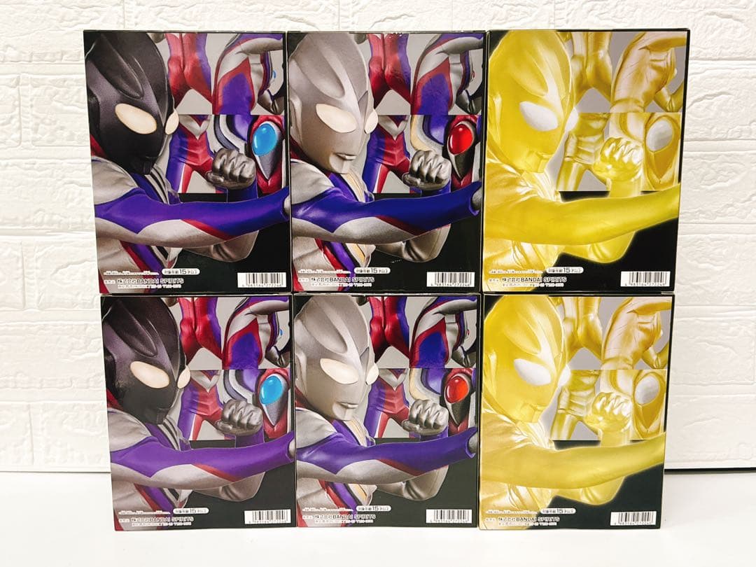 英雄勇像 ウルトラマンティガ フィギュア 全3種×2セット