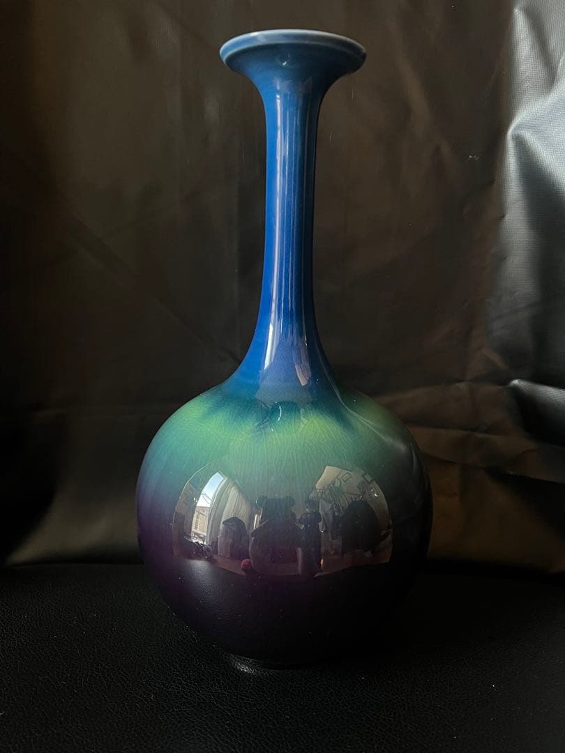 九谷焼　壺　徳田八十吉3代目　人間国宝