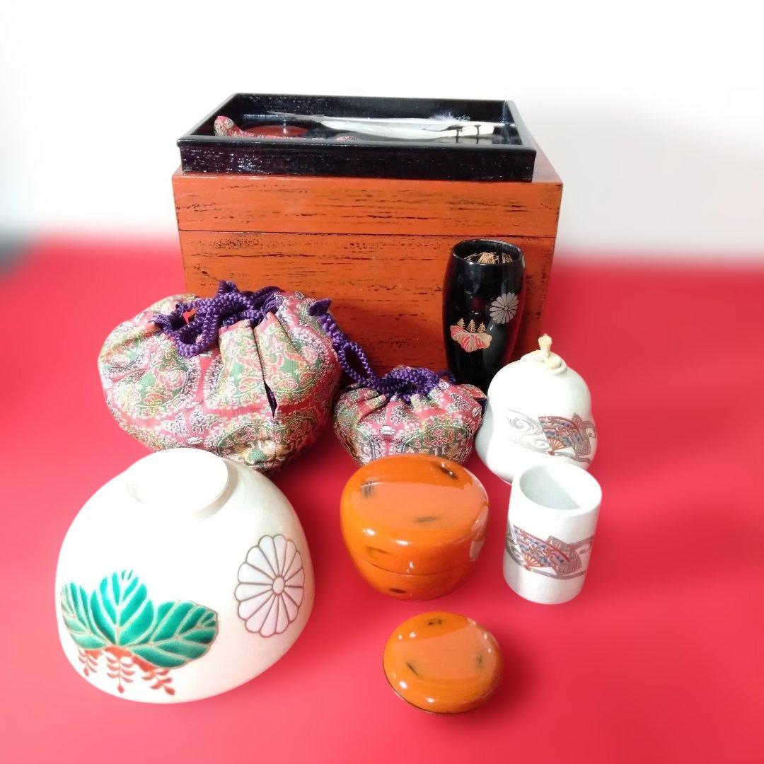 根来塗　利休茶箱