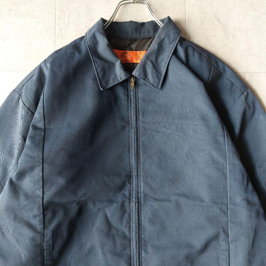 レッドキャップ ワークジャケット XL 紺 ピンナップガール 刺繍 キルティング