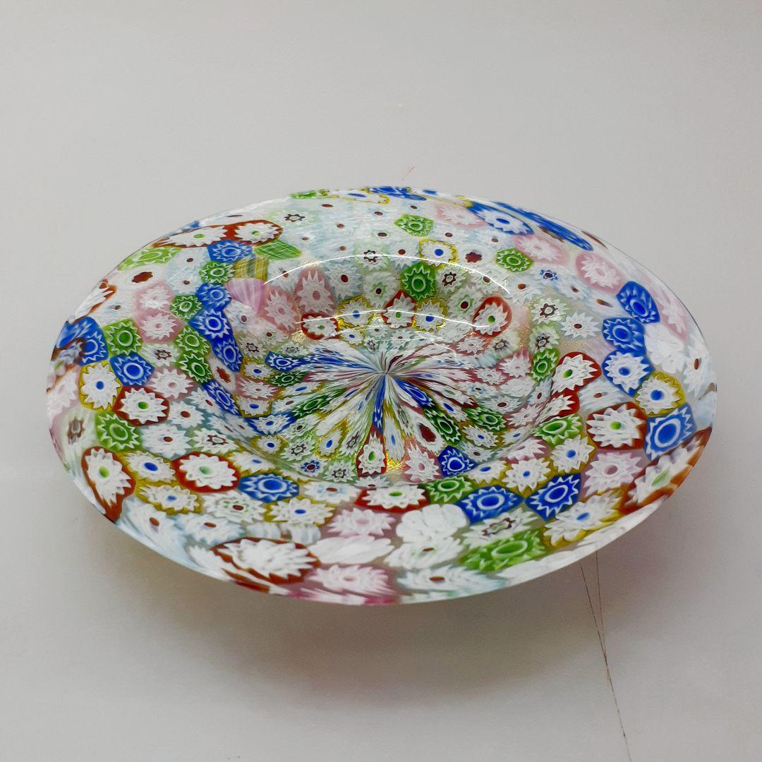 MURANO ムラノ 金彩 ミルフィオリ プレート 皿