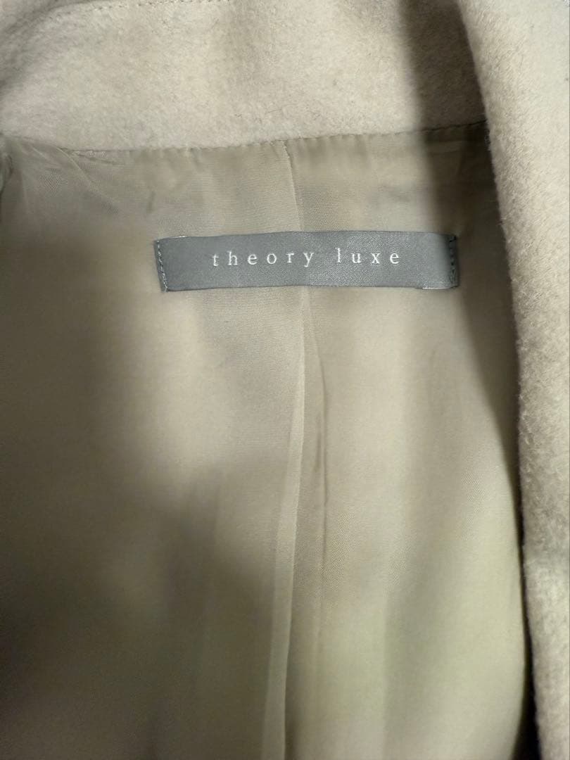 セオリーリュクス ベージュ チェスターコートTheory