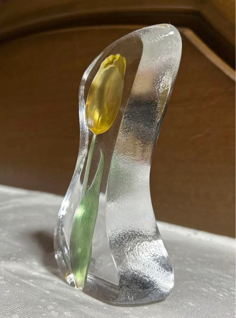 お値下げ　Mats Jonasson チューリップデザイン ガラス