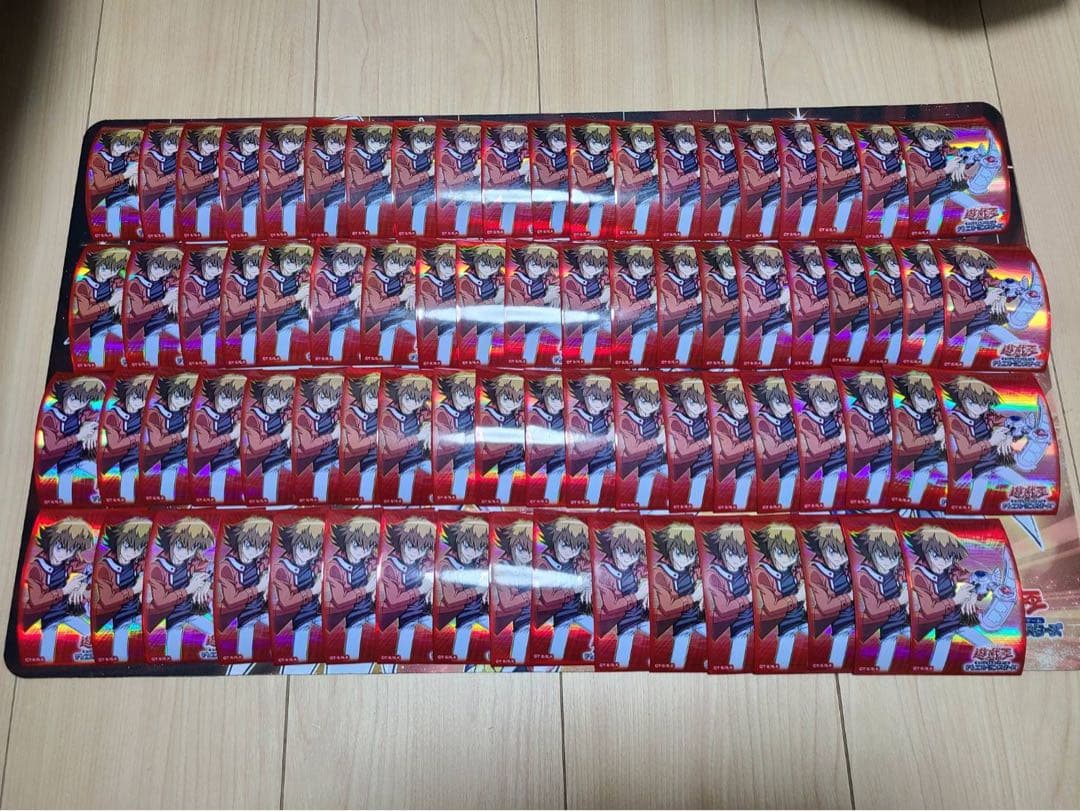 【傷みあり】遊戯王 遊城十代 スリーブ 77枚②