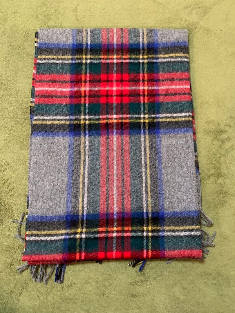 s*i様 ジョンストンズ大判　マフラー　スカーフ　グレースチュワートタータンチェ