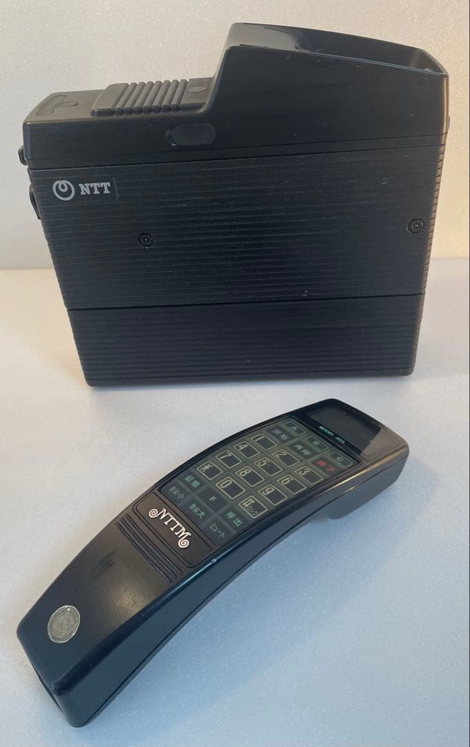 昭和レトロ移動電話203B形一式＊インテリア展示用希少セット