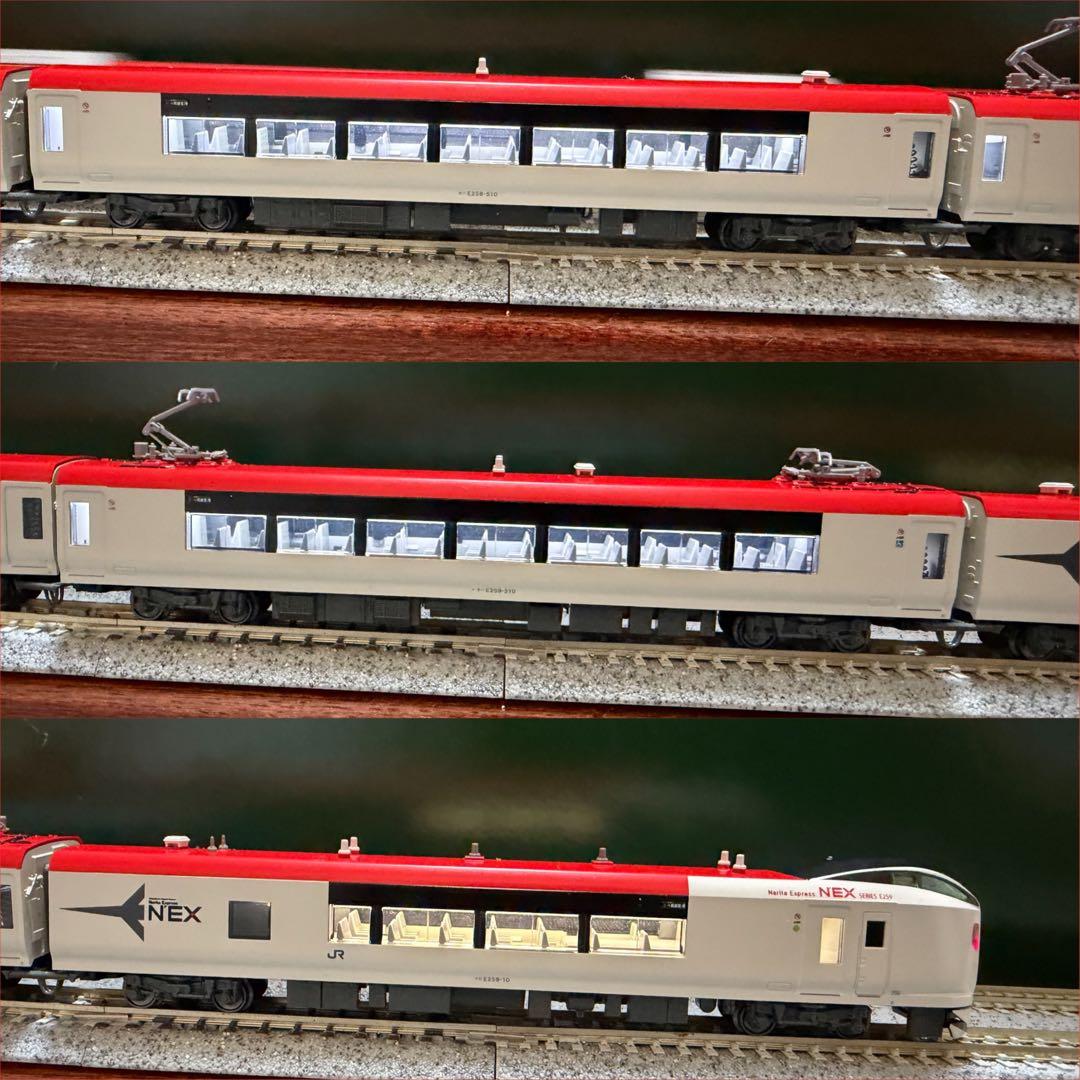 【室内灯有KATO10-847,848 E259系「成田エクスプレス」6両セット