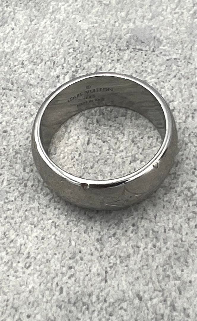 【美品】 louis vuittonルイヴィトン モノグラム リング 19号