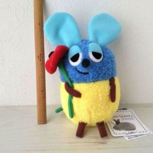 新品　レオレオニ　ふんわり フレデリック カラーズ　ぬいぐるみ　ブルー